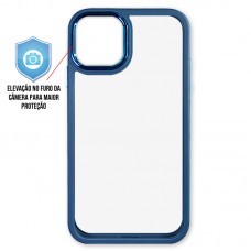 Capa iPhone 11 Pro Max - Clear Case Azul